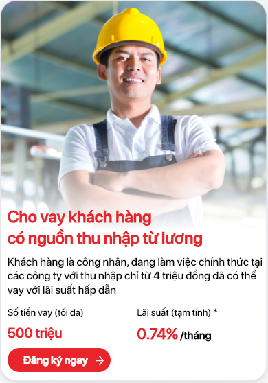 Vay tiền tại LOTTE Finance Việt Nam bằng lương tối thiểu
